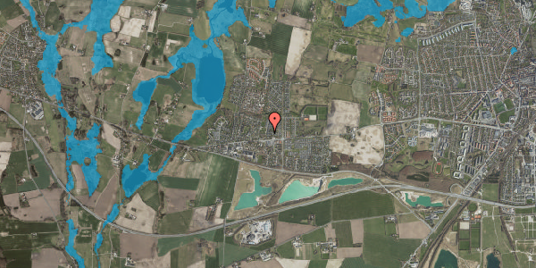 Oversvømmelsesrisiko fra vandløb på Hjørnekilden 43, 4000 Roskilde