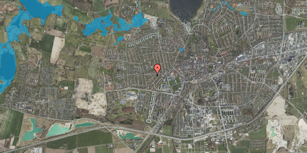 Oversvømmelsesrisiko fra vandløb på I P Hansens Vej 4, 4000 Roskilde