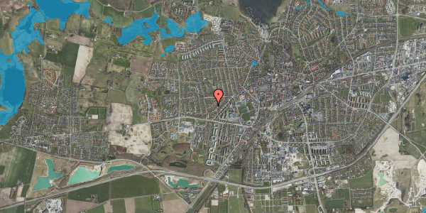 Oversvømmelsesrisiko fra vandløb på I P Hansens Vej 21, 4000 Roskilde