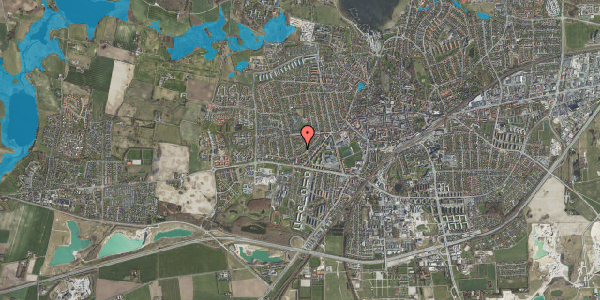 Oversvømmelsesrisiko fra vandløb på I P Hansens Vej 27, 4000 Roskilde