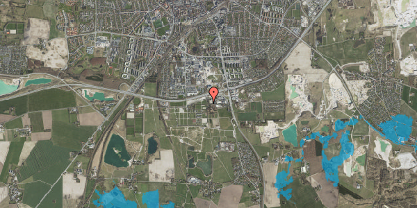 Oversvømmelsesrisiko fra vandløb på Kamstrupsti 16, 4000 Roskilde