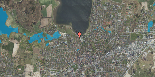 Oversvømmelsesrisiko fra vandløb på Kirkegade 13, 4000 Roskilde
