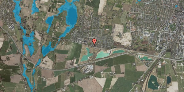 Oversvømmelsesrisiko fra vandløb på Klevekær 2, 4000 Roskilde