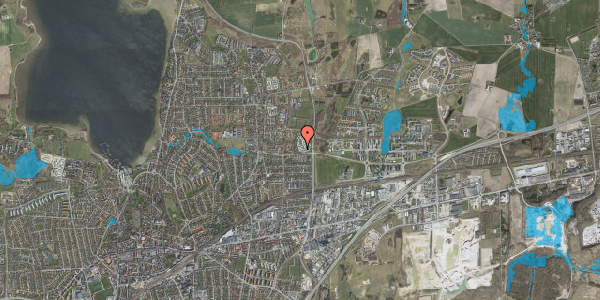 Oversvømmelsesrisiko fra vandløb på Knolden 3B, 4000 Roskilde