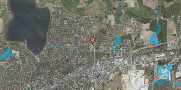Oversvømmelsesrisiko fra vandløb på Knolden 53A, 4000 Roskilde