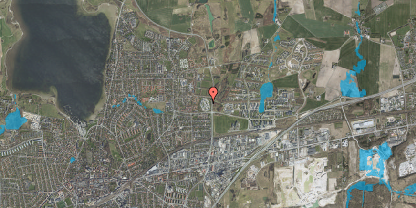 Oversvømmelsesrisiko fra vandløb på Knolden 158, 4000 Roskilde
