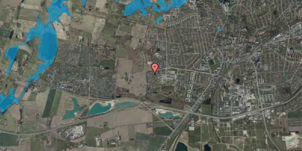 Oversvømmelsesrisiko fra vandløb på Knæhøj 3, 4000 Roskilde