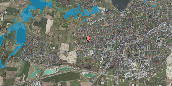 Oversvømmelsesrisiko fra vandløb på Kristianslund 39A, 4000 Roskilde