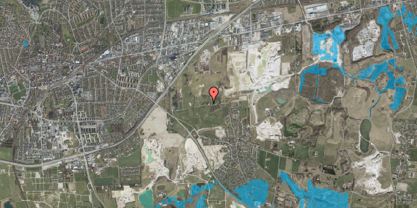 Oversvømmelsesrisiko fra vandløb på Lillevangsvej 49, 4000 Roskilde