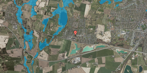 Oversvømmelsesrisiko fra vandløb på Lynghøjen 15, 4000 Roskilde