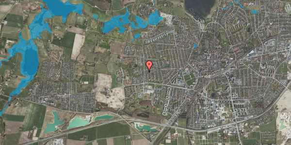 Oversvømmelsesrisiko fra vandløb på Låddenhøj 101, 4000 Roskilde