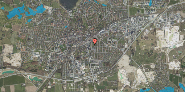Oversvømmelsesrisiko fra vandløb på Munkesøvej 21A, 4000 Roskilde