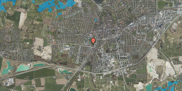 Oversvømmelsesrisiko fra vandløb på Møllehusene 2, 1. th, 4000 Roskilde