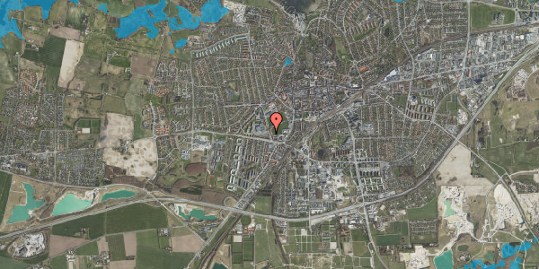 Oversvømmelsesrisiko fra vandløb på Møllehusvej 9, 2. 3, 4000 Roskilde
