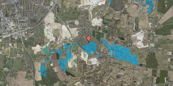 Oversvømmelsesrisiko fra vandløb på Mørbjergparken 11, 4000 Roskilde