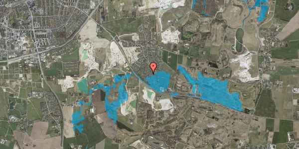 Oversvømmelsesrisiko fra vandløb på Mørbjergparken 51, 4000 Roskilde