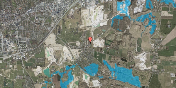 Oversvømmelsesrisiko fra vandløb på Naturparken 2, 4000 Roskilde