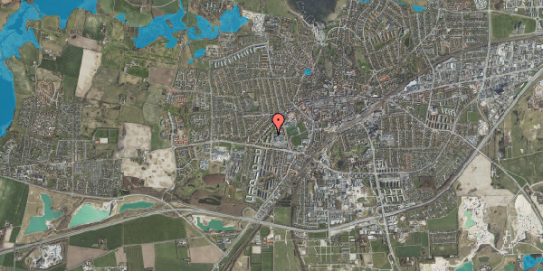 Oversvømmelsesrisiko fra vandløb på Parkvænget 19, 2. th, 4000 Roskilde