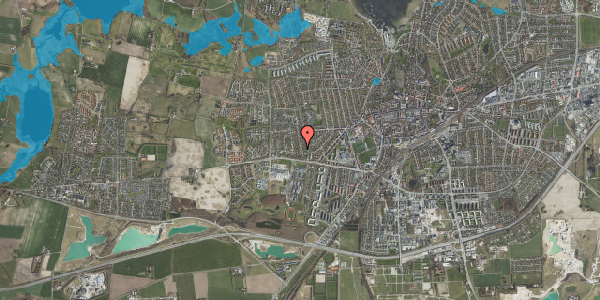 Oversvømmelsesrisiko fra vandløb på Rønne Alle 5, 4000 Roskilde