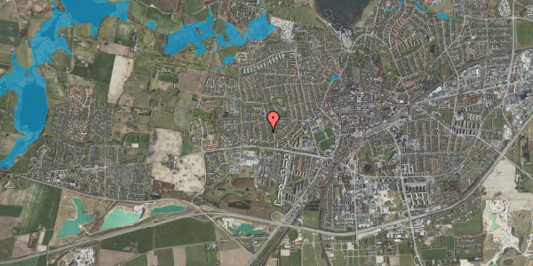 Oversvømmelsesrisiko fra vandløb på Rønne Alle 15, 4000 Roskilde