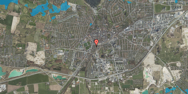 Oversvømmelsesrisiko fra vandløb på Skovbovængets Alle 11, 4000 Roskilde