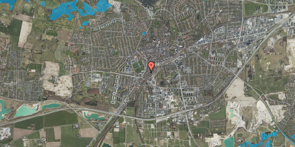 Oversvømmelsesrisiko fra vandløb på Skovbovængets Alle 27, 4000 Roskilde