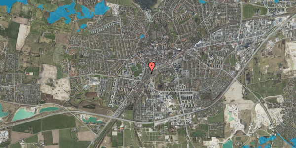 Oversvømmelsesrisiko fra vandløb på Skovbovængets Sidealle 3, 4000 Roskilde