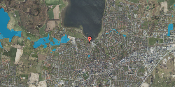 Oversvømmelsesrisiko fra vandløb på Smedegade 4, 4000 Roskilde