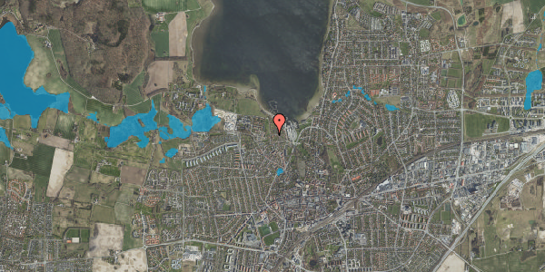 Oversvømmelsesrisiko fra vandløb på Smedegade 7, 4000 Roskilde