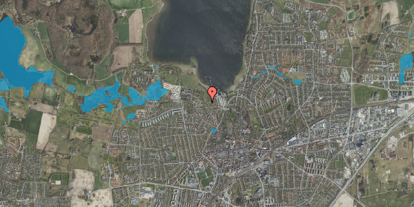 Oversvømmelsesrisiko fra vandløb på Smedegade 9, 4000 Roskilde