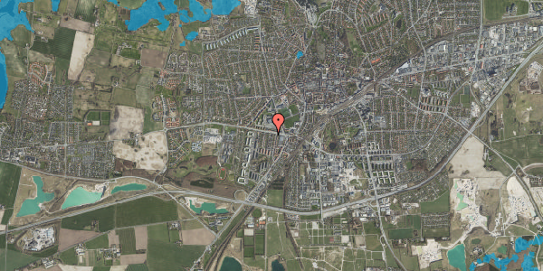Oversvømmelsesrisiko fra vandløb på Smedegårdsparken 2, 4000 Roskilde