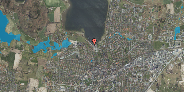 Oversvømmelsesrisiko fra vandløb på Strandgade 2, 1. , 4000 Roskilde