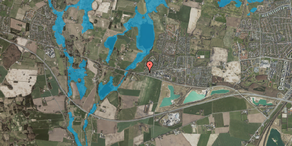 Oversvømmelsesrisiko fra vandløb på Svogerslev Hovedgade 10, 4000 Roskilde