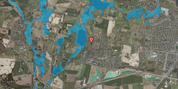 Oversvømmelsesrisiko fra vandløb på Søbakken 46, 4000 Roskilde