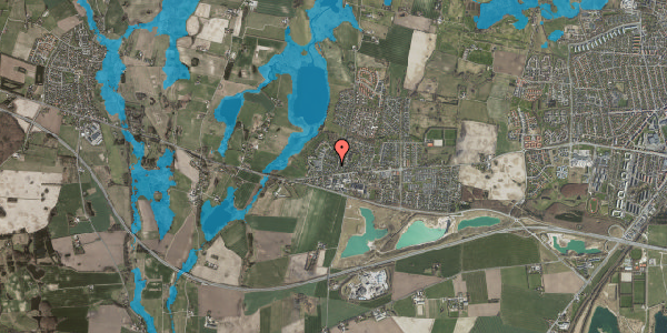 Oversvømmelsesrisiko fra vandløb på Søparken 28, 4000 Roskilde