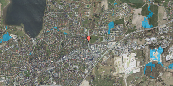 Oversvømmelsesrisiko fra vandløb på Ternevej 86, 4000 Roskilde