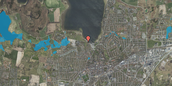 Oversvømmelsesrisiko fra vandløb på Toftebakken 6, 4000 Roskilde