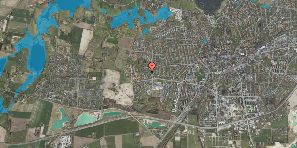 Oversvømmelsesrisiko fra vandløb på Wiemosen 33, 4000 Roskilde