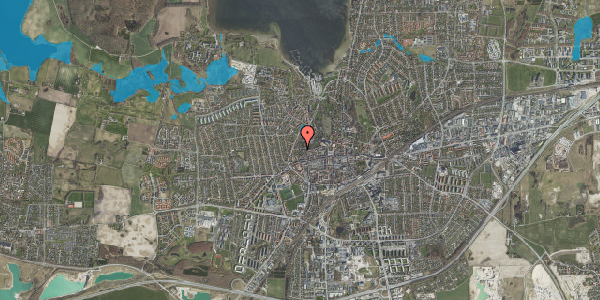 Oversvømmelsesrisiko fra vandløb på Villavej 7, 4000 Roskilde