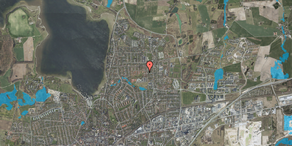 Oversvømmelsesrisiko fra vandløb på Vissenbjergvej 24, 4000 Roskilde
