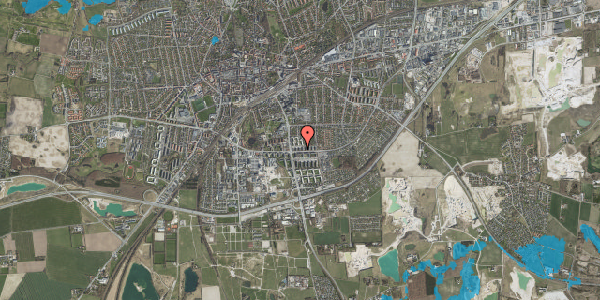 Oversvømmelsesrisiko fra vandløb på Vognmandsmarken 12, 3. mf, 4000 Roskilde