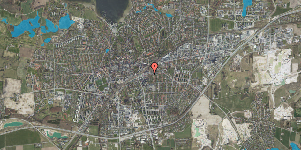 Oversvømmelsesrisiko fra vandløb på Østergade 28, 4000 Roskilde