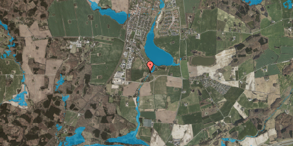 Oversvømmelsesrisiko fra vandløb på Dyndetvej 2, 4140 Borup