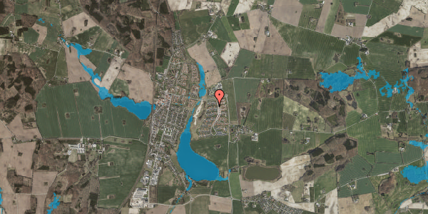 Oversvømmelsesrisiko fra vandløb på Hvedemarken 6, 4140 Borup