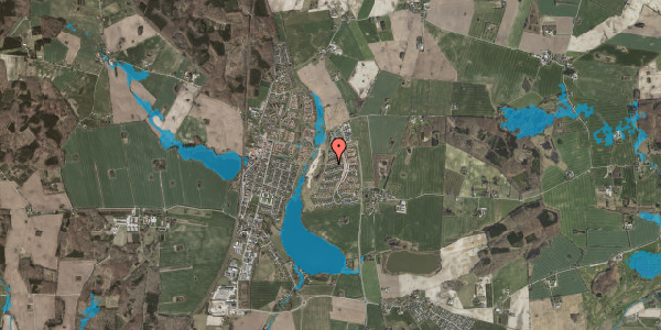 Oversvømmelsesrisiko fra vandløb på Hvedemarken 15, 4140 Borup
