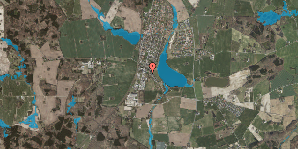 Oversvømmelsesrisiko fra vandløb på Kymervej 12, 4140 Borup