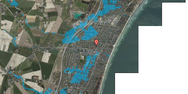 Oversvømmelsesrisiko fra vandløb på Egeparken 31C, st. mf, 2680 Solrød Strand