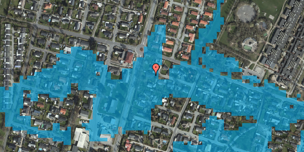 Oversvømmelsesrisiko fra vandløb på Ronæsvænget 11, 2680 Solrød Strand