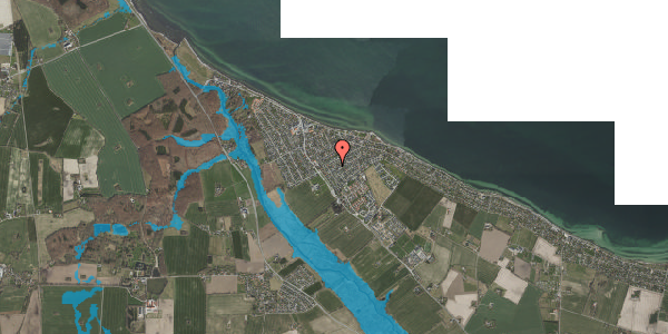 Oversvømmelsesrisiko fra vandløb på Cedervej 3, 4600 Køge