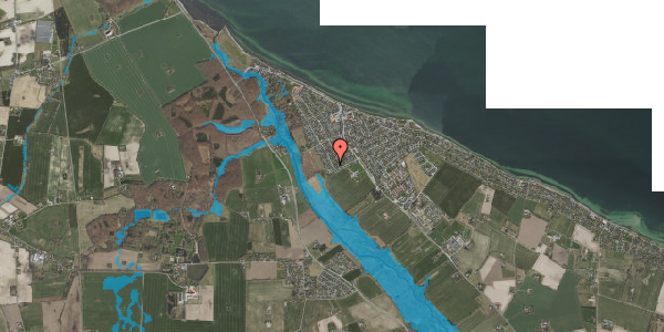 Oversvømmelsesrisiko fra vandløb på Engvangsvej 116, 4600 Køge